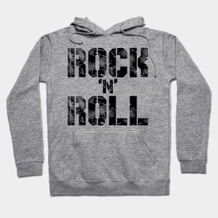 rock n roll logo Hoodie